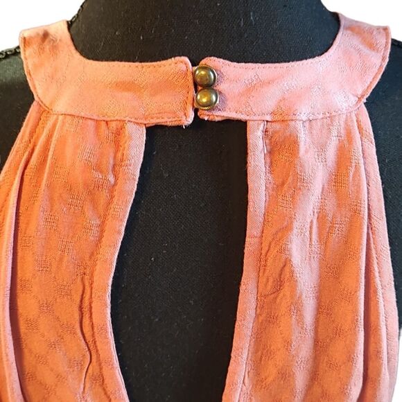 Eyeshadow Boho Lace Details Peplum Top Large - Picture 5 of 7
